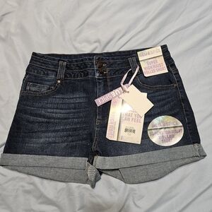 Blue Spice Women's Dark Blue Denim Shorts